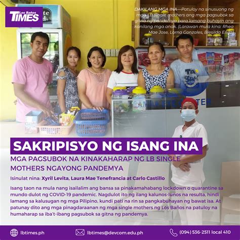 Sakripisyo ng Isang Ina: Mga Pagsubok na Kinakaharap ng LB .